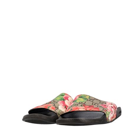 gucci blooms slide|women's pink gucci slides.